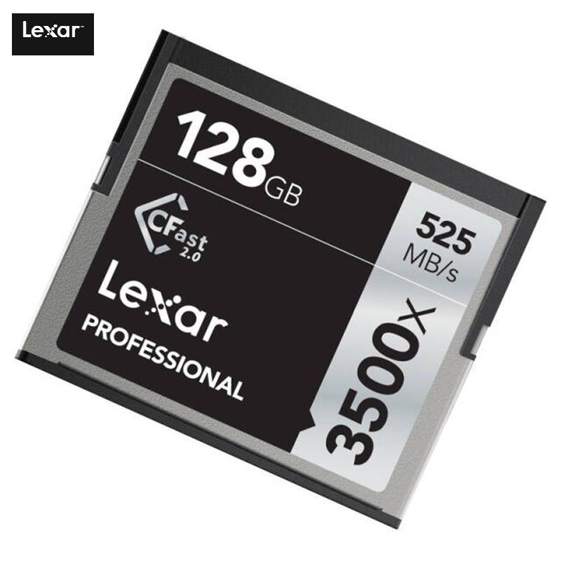 雷克沙(Lexar)CFast 2.0 存储卡 128GB 摄影单反相机专用卡