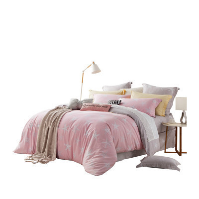 LOVO 罗莱生活出品 纯棉四件套全棉床品套件床上用品床单被套