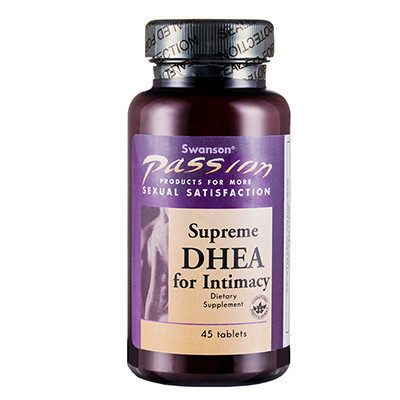 斯旺森(Swanson)脱氢表雄酮(DHEA)营养片45片/瓶 调节荷尔蒙分泌 瓶装 膳食营养补充剂 单件重60g