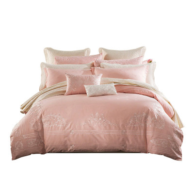 lovo家纺纯棉四件套件被套床单全棉床上用品被套1.5米/1.8米床