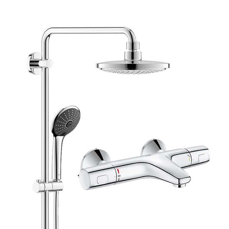 德国-高仪(GROHE)智能38度恒温花洒淋浴套餐 大顶喷180MM