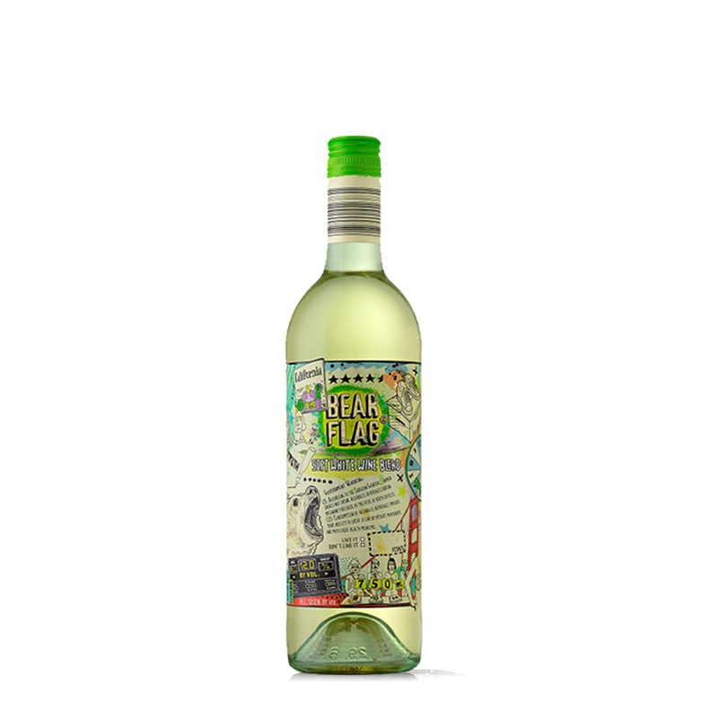 熊旗TM加州柔顺混酿红葡萄酒 750ml 单支装
