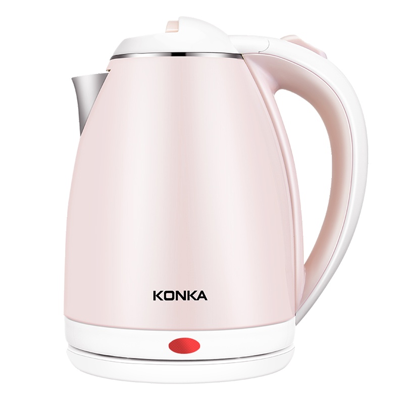 康佳(KONKA)电水壶KEK-15DG1828双层防烫 1.8L大容量 304不锈钢 电热水壶