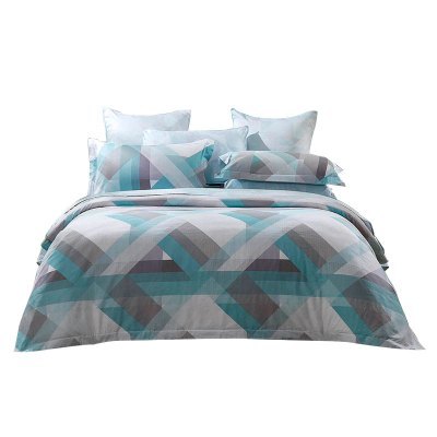 LUOLAI罗莱家纺 贡缎纯棉四件套全棉床品套件床上用品床单被套