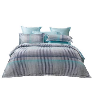 罗莱家纺 全棉缎纹纯棉四件套全棉床品套件床上用品床单被套