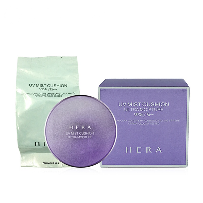 赫妍/赫拉(HERA)臻润防晒倍效保湿气垫BB霜21#SPF30/PA++(15g*2)(新老包装随机发