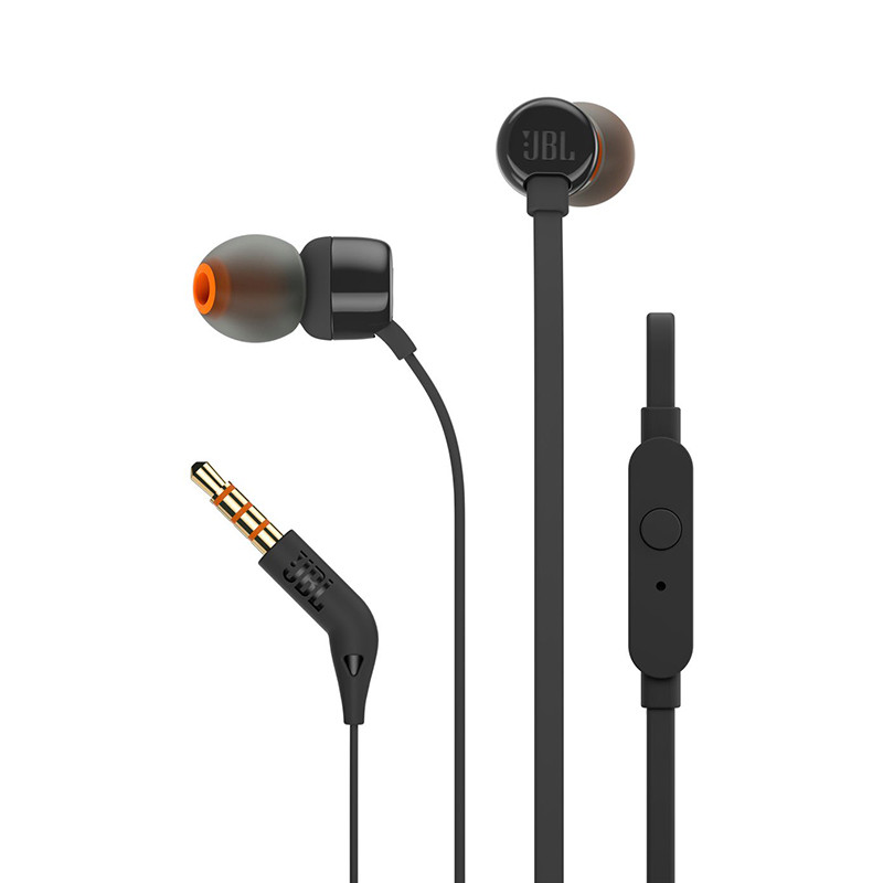 JBL T110 入耳式音乐耳机 黑色