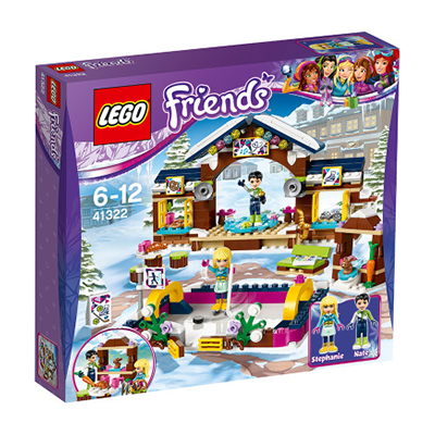 LEGO乐高 Friends好朋友系列 滑雪度假村溜冰场41322 6-12岁 塑料玩具 200块以上