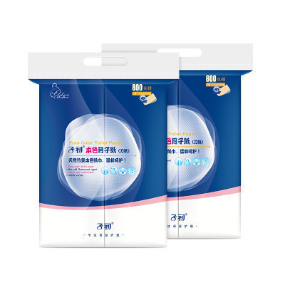 子初 本色月子纸(刀纸)800g/提x2提 母婴孕产妇卫生纸 大号加长 产褥期产房专用刀纸 产后用品