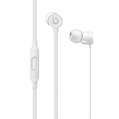 BEATS urBeats3 入耳式耳机 3.5mm接口 有线耳机 三键线控 带麦 - 白色