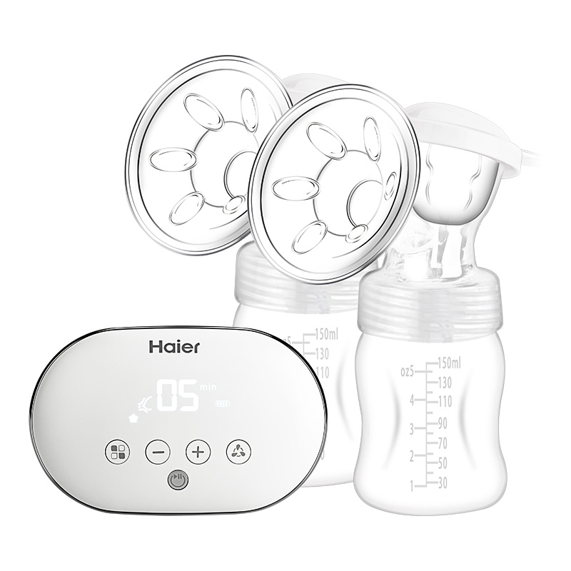 海尔(Haier)双边电动吸乳器 挤奶器 吸奶器 母婴电器HBN-B01S