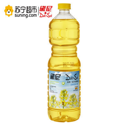 黛尼(DalySol)压榨一级芥花籽油1L 非转基因 西班牙原装进口