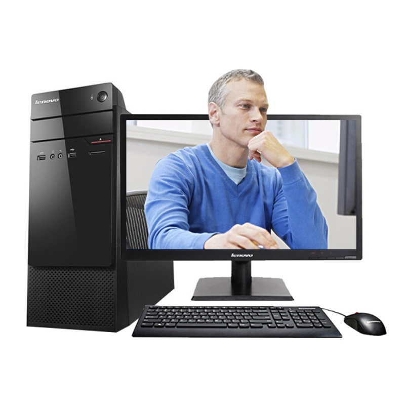 联想(Lenovo)扬天商用M2601c商务办公台式电脑整机+19.5英寸显示器