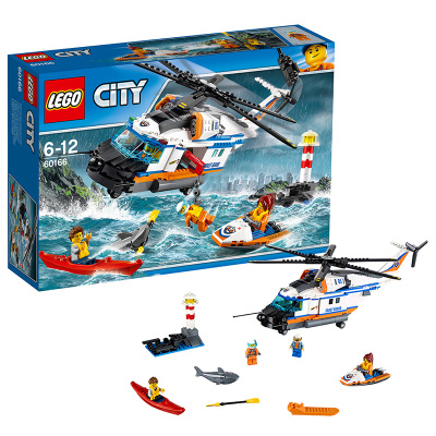 LEGO乐高 City城市系列 重型救援直升机60166 塑料玩具 3岁以上 200块以上