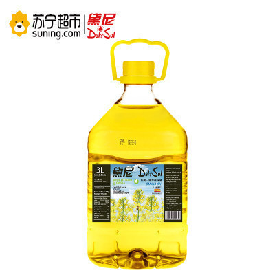 黛尼(DalySol)压榨一级芥花籽油3L 非转基因 西班牙原装进口