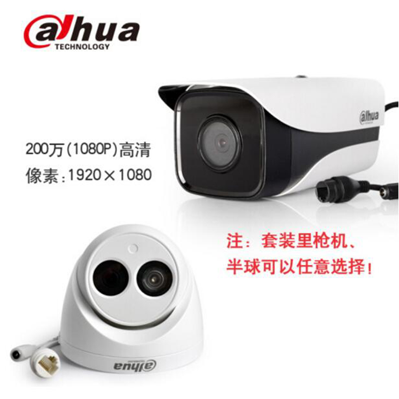 大华(dahua) 3路套装(不含硬盘)录像机 DH-IPC-HDW1220C/DH-NVR2104HS-P-SI(套)