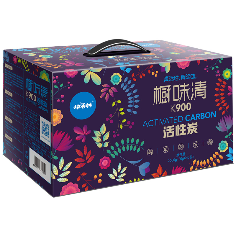 快活林 橱味清K900 2000g/40包 家居除味除甲醛活性炭