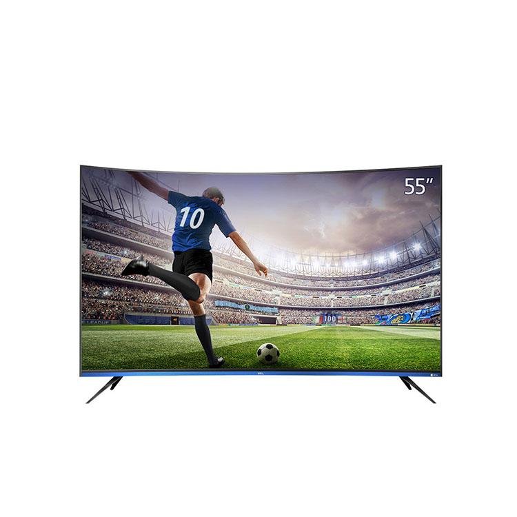 TCL 55N3G 国米定制版电视 55英寸 4K曲面HDR 金属边框 64位30核安卓智能LED液晶电视O2O产品