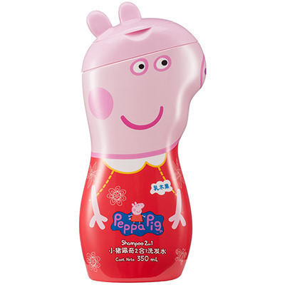 【苏宁自营】小猪佩奇（Peppa Pig） 儿童洗发液350ml 宝宝儿童洗发水 英国弱酸性配方 （乳木果香）