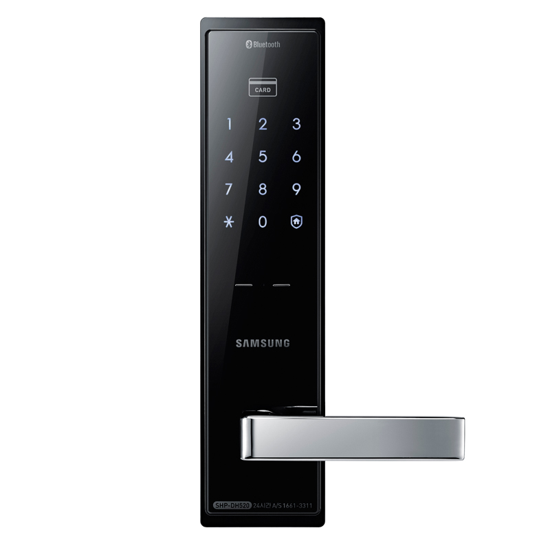 三星(SAMSUNG)SHS-H525 智能电子非指纹密码防盗门锁(黑色)
