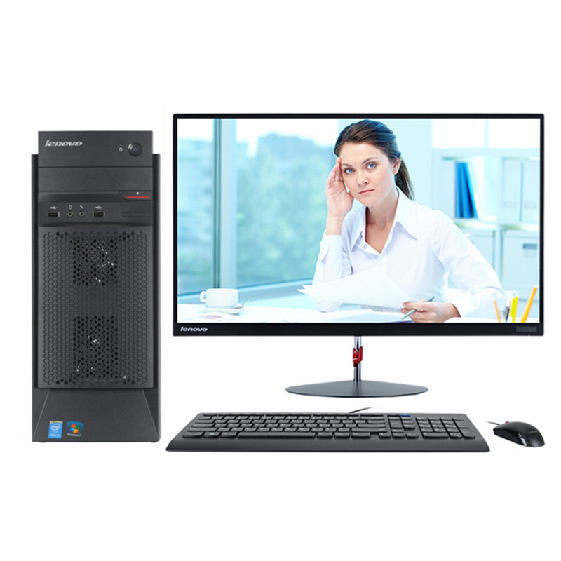 联想(Lenovo)启天M5900-D032 台式商用电脑整机 19.5英寸显示器(AMD 4G 1T 集显 黑)