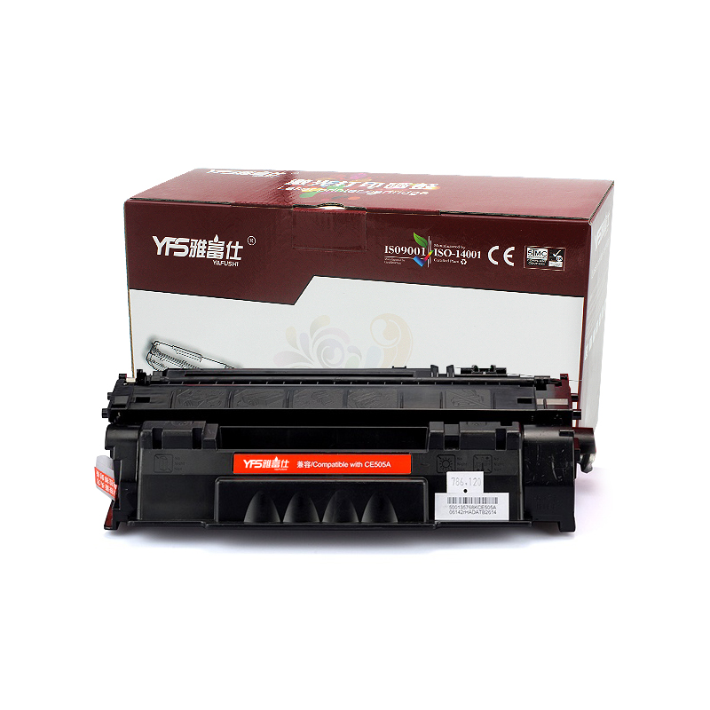 雅富仕(YA FU SHI) 适用于惠普2035 黑色带芯片 硒鼓 CE505A (支)