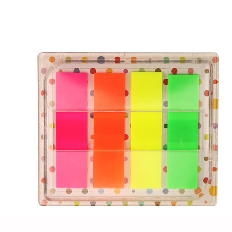 广博(GuangBo) 荧光膜 指示标签贴(42*12mm,20张/条,4入)ZGT9323(套*10包)