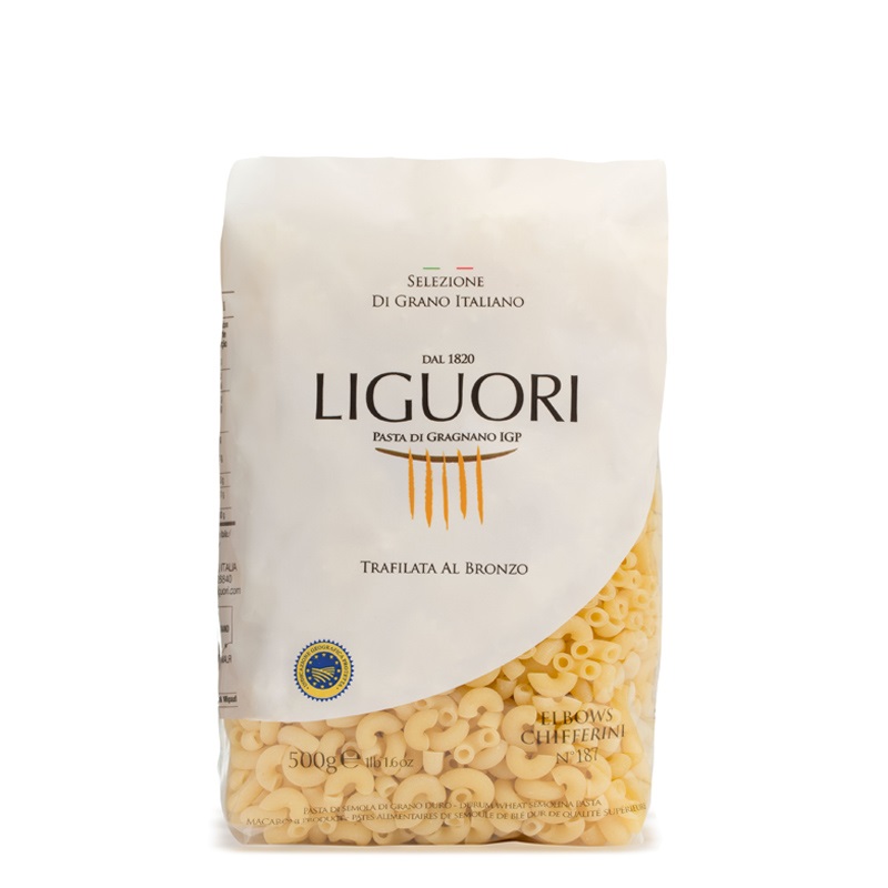[苏宁超市]意大利进口 巧意牌LIGUORI 弯通形通心粉500g