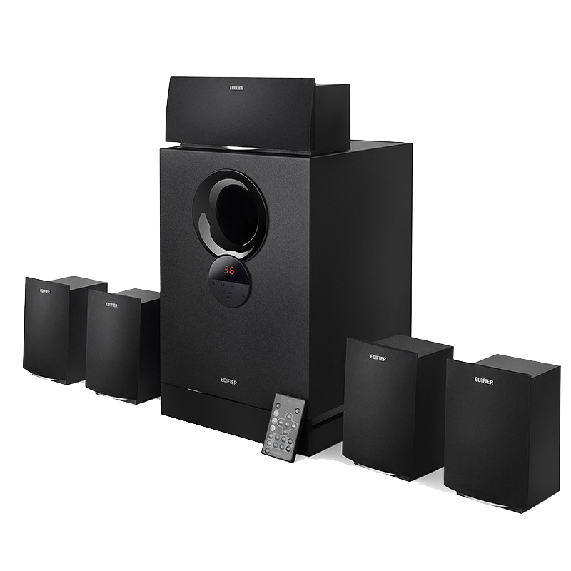 Edifier/漫步者 R501TIII 5.1声道家庭影院其他音箱USB插卡多媒体电脑有源音响 黑色