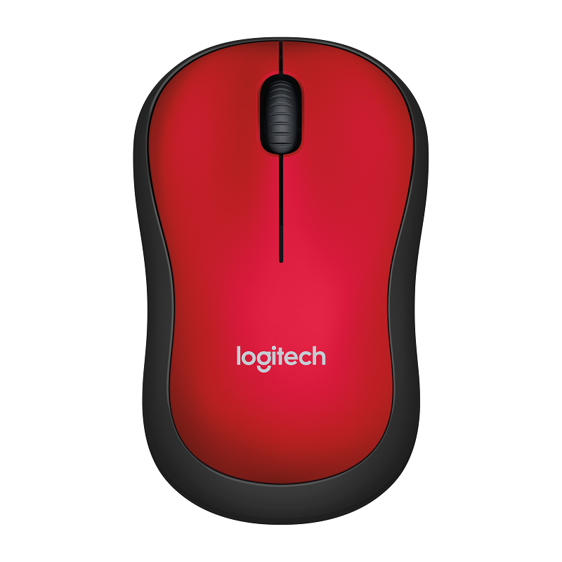 LOGITECH 910-002501 WIRELESS MOUSE M185RED 無線滑鼠