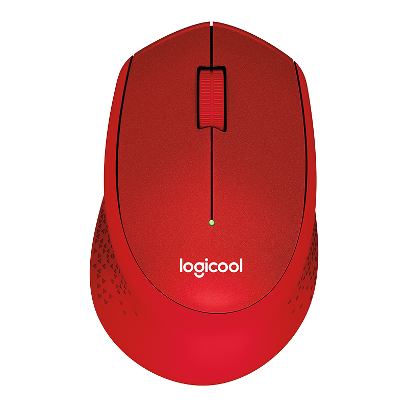 LOGITECH 910-004918 M331 SILENT PLUS WIRELESS MOUSE RED