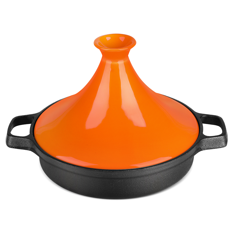 炊大皇(COOKER KING)压力锅J20ATQ14 铁器世家十四号(塔吉锅)中国红