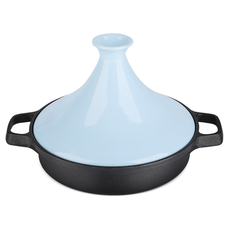 炊大皇(COOKER KING)压力锅 J20BTQ14 铁器世家十四号(塔吉锅)土耳其蓝