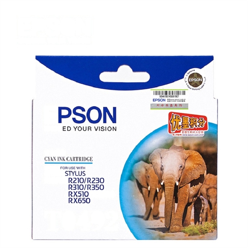 爱普生(EPSON)T0492 原装 青色 墨盒 C13T049280(盒)