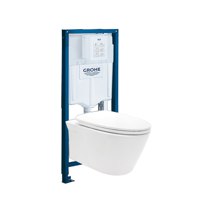 德国-高仪(GROHE)壁挂马桶挂墙式座厕隐藏暗藏式水箱冲水面板入墙式