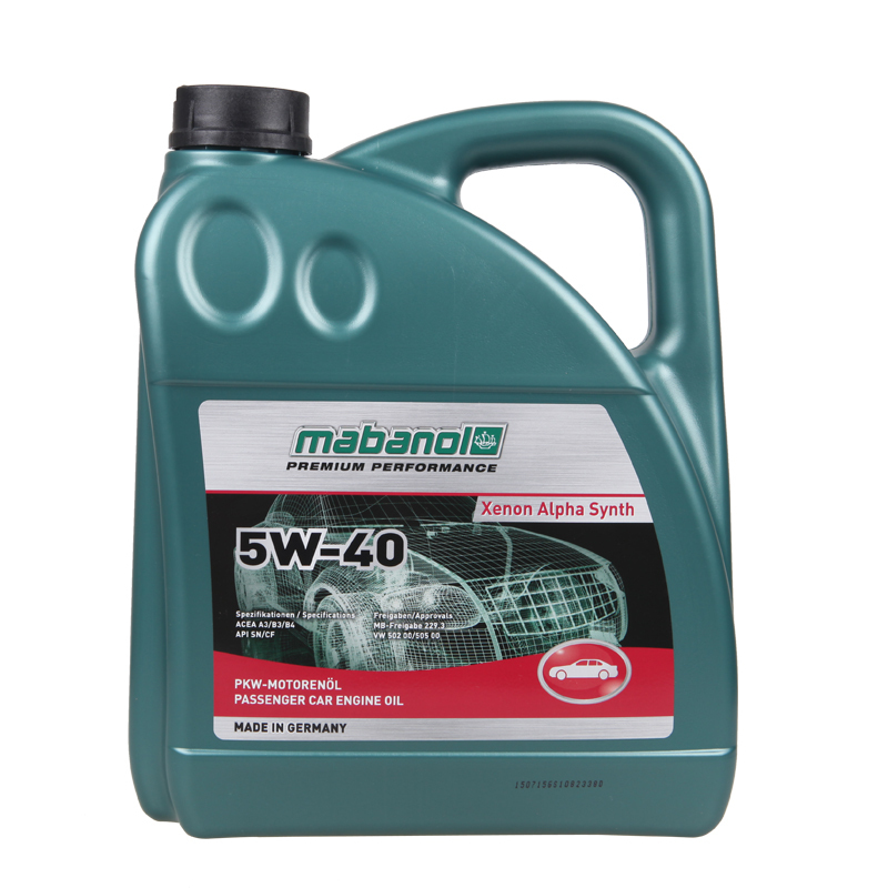 德国原装马宝龙5W-40全合成汽车机油适用宝马奥迪大众保时捷4L