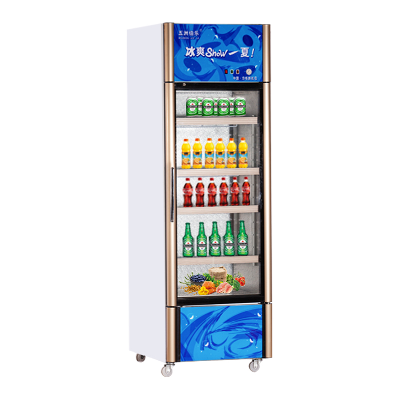 五洲伯乐(WUZHOUBOLE)LC-238 238升 商用展示柜 侧开门 冷柜 冰柜 冷藏 陈列柜 饮料柜 保鲜柜