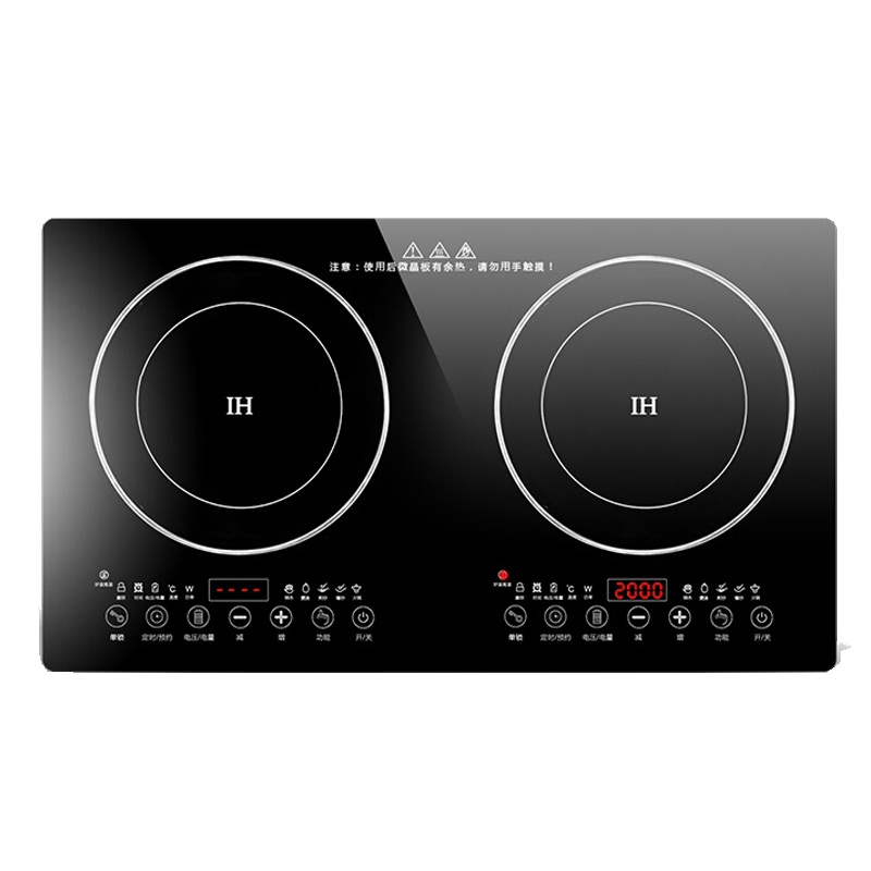 乐创(lecon)LC20E-2 家用商用双电磁炉嵌入式双头双灶