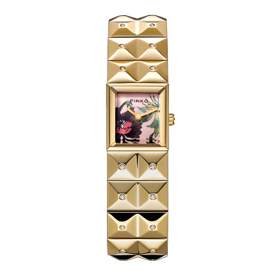 意大利进口PINKO简约时尚石英女表Cherimola系列金钢带PK.2322L/05