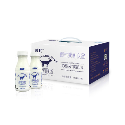 [苏宁超市]Times 时代酸羊奶 好吸收 适宜儿童成人 液态酸羊奶乳饮品(240ml×12)礼盒装