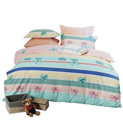 凯盛家纺 全棉斜纹四件套全棉床品套件床上用品床单被套 蕾切尔