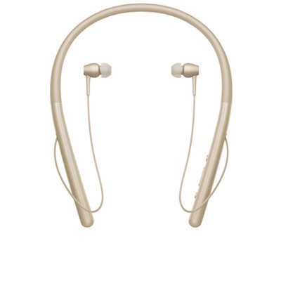 索尼(SONY)WI-H700 蓝牙无线耳机 颈挂式 Hi-Res立体声/手机耳机 浅金