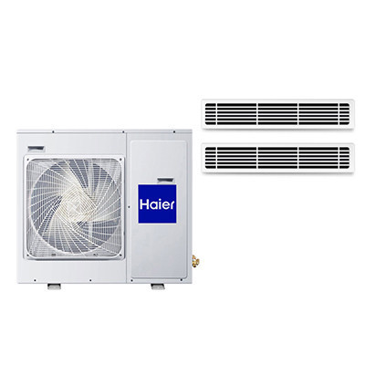 [0元安装]海尔商用(Haier) RFC80MXSAVA(G) 3匹 变频冷暖一拖二 中央空调 1级能效 60~80㎡