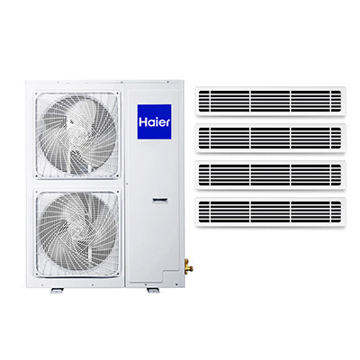 海尔商用（Haier） RFC125MXSAVA(G) 5匹变频冷暖一拖四 中央空调一拖多 1级能效 适用65~97㎡