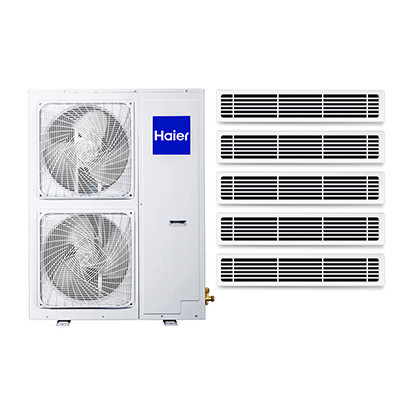 海尔商用(Haier) RFC160MXSAVA(G) 6.4匹变频冷暖一拖五 中央空调一拖多 1级能效 83~125㎡