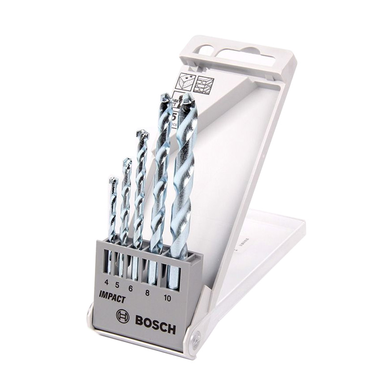 BOSCH 冲击石工钻头5件套(4,5,6,8,10MM)/[1盒]