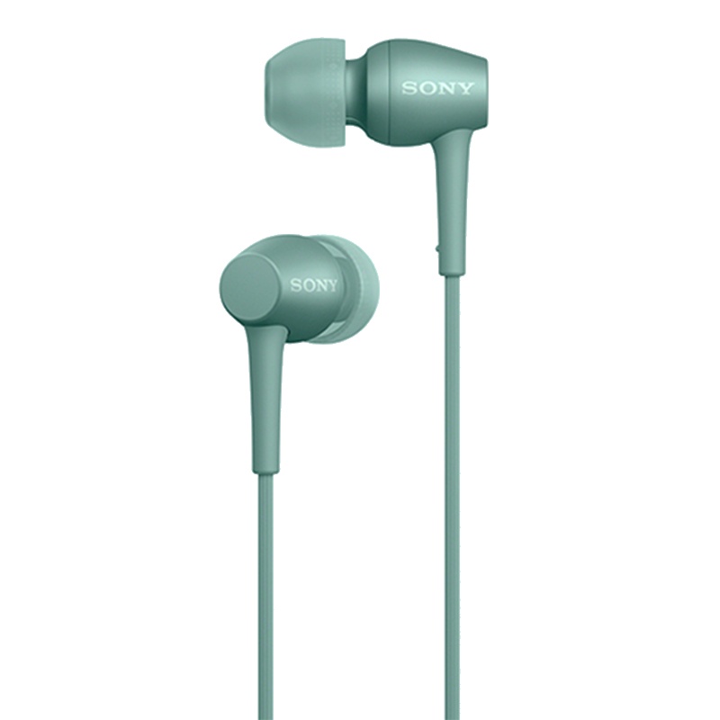 索尼（SONY）立体声耳机IER-H500A（薄荷绿色）有线控 防缠绕耳机线