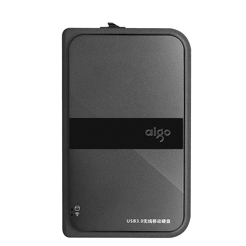爱国者(AIGO) 无线移动硬盘 HD816 高速usb3.0无线wifi存储 2TB