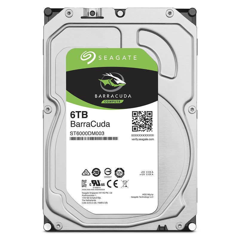 希捷(SEAGATE)酷鱼 6TB 5400转256M SATA3 台式机机械硬盘(ST6000DM003)