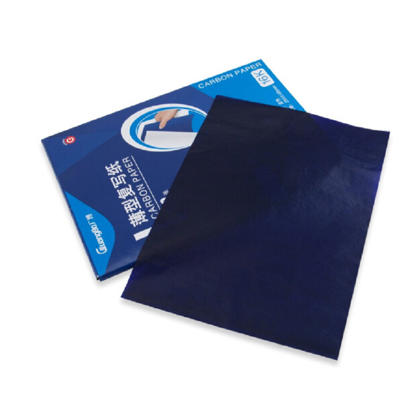 广博 8K 100张/盒 双面 蓝薄型 复写纸 FXZ9234S （包*5盒）